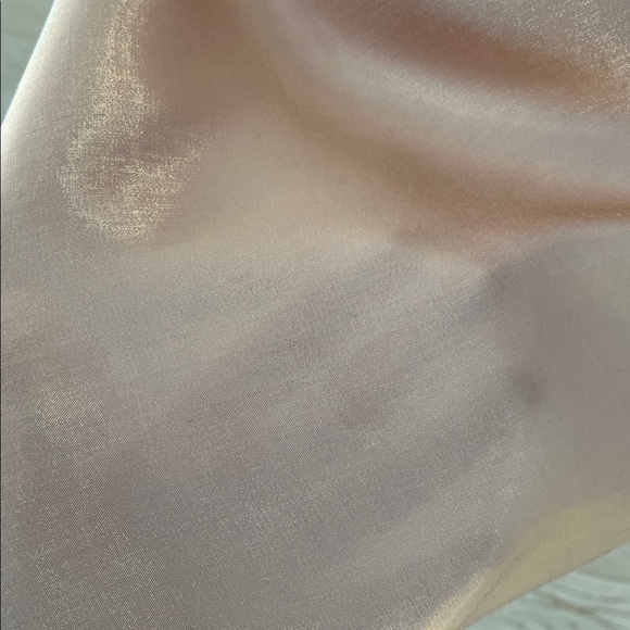 VINTAGE Vanity Fair Chemise Slip Gold Metallic Adjust Strap Bodycon Sleepwear - Picture 11 of 17